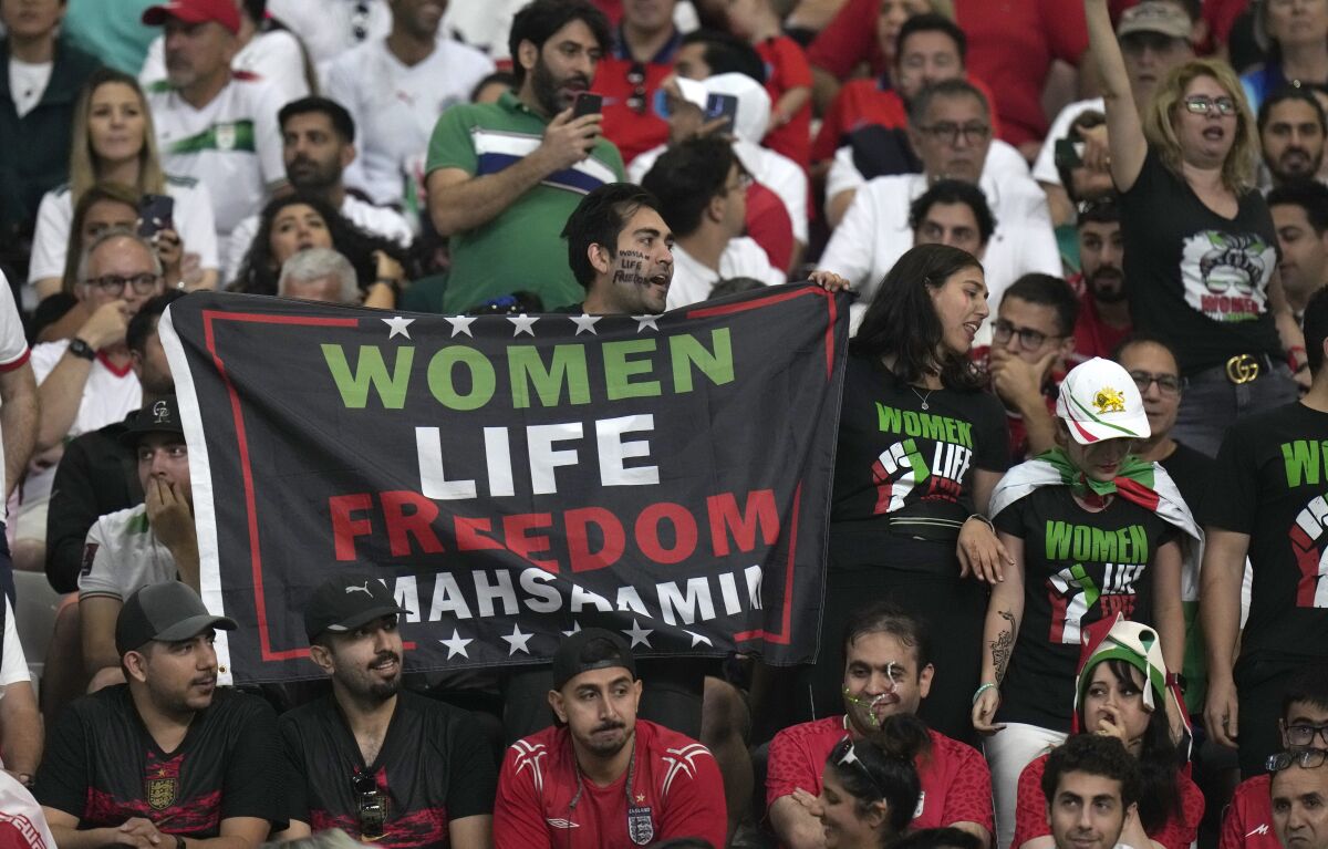 Iranian National Soccer Team Protests National Anthem